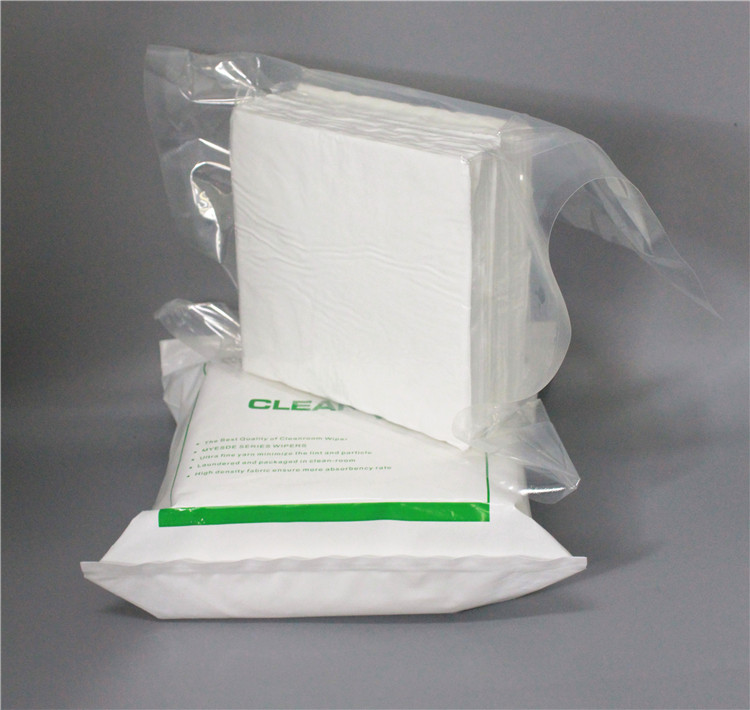 Cleaning Wiper Cleanroom polyester Microfiber Wiper Cleanroom Lint Free Polyester Wipes
